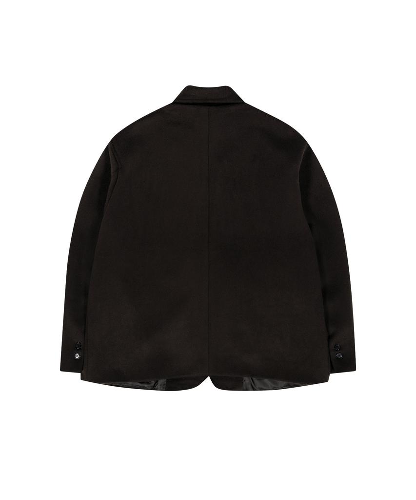 Endoor Warm Wool Blazer Jacket (Brown)