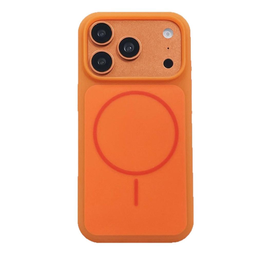 Матовый Магнитный Чехол-Скин для iPhone 17 Pro Max - Конфетный Цвет, Большое Отверстие, Защитный Дизайн