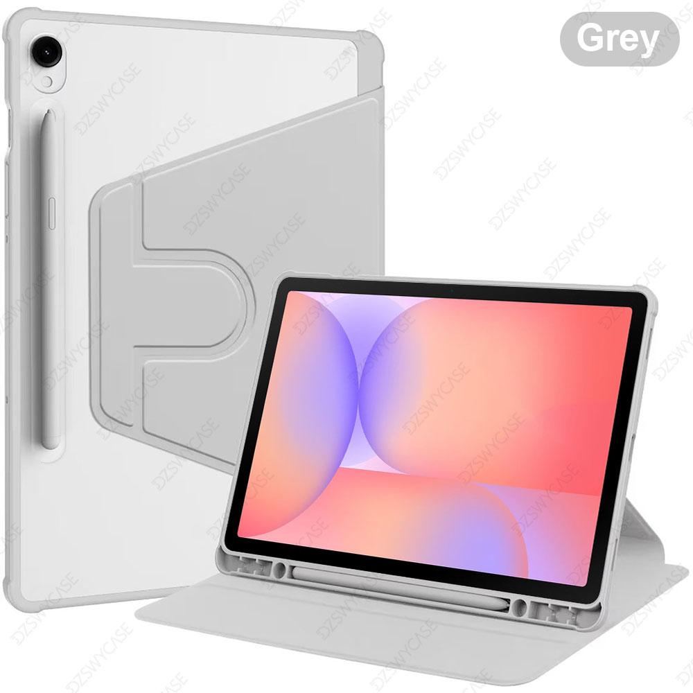Чехол для Samsung Galaxy Tab S9 11 дюймов S10 FE/S10 Lite 10,9 дюйма, чехол-подставка с поворотом на 360° и держателем для стилуса, автоматический сон/пробуждение