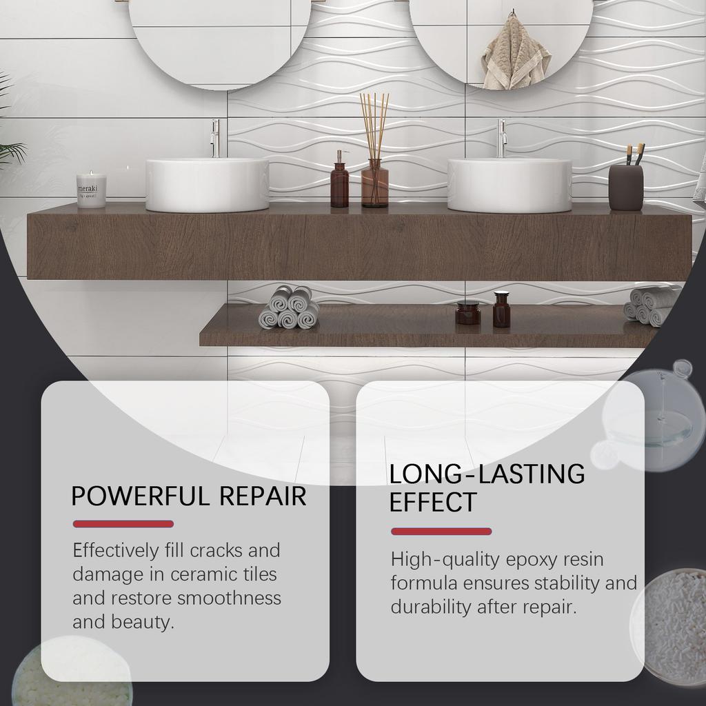 Jakehoe клей для ремонта плитки, бытовая плитка для ванной, ремонт напольной плитки, мраморный AB ремонт, водостойкий клей