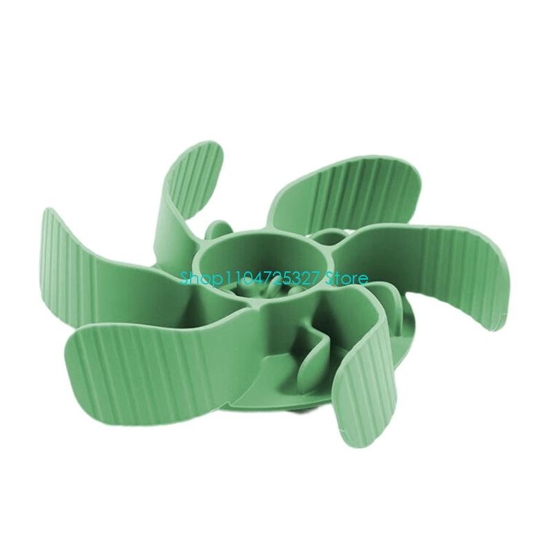 D8KF Slow Feeder Dog Bowl Insert With Strong Suction Cup NonSlip Silicone Pet Dispenser For Healthy Eating And Digestion