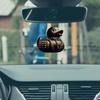 Автомобильная подвеска Маленькая утка Призрак Тема Качели Авто Зеркало заднего вида Подвесные украшения Украшения для интерьера Аксессуары для девочек
