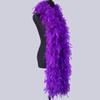 DIY Turkey Marabou Feather Boas 90 Grams Purple 2 Meters Scarf Wedding Dress Shawl Decorative Feathers DIY Creative Helloween Craft