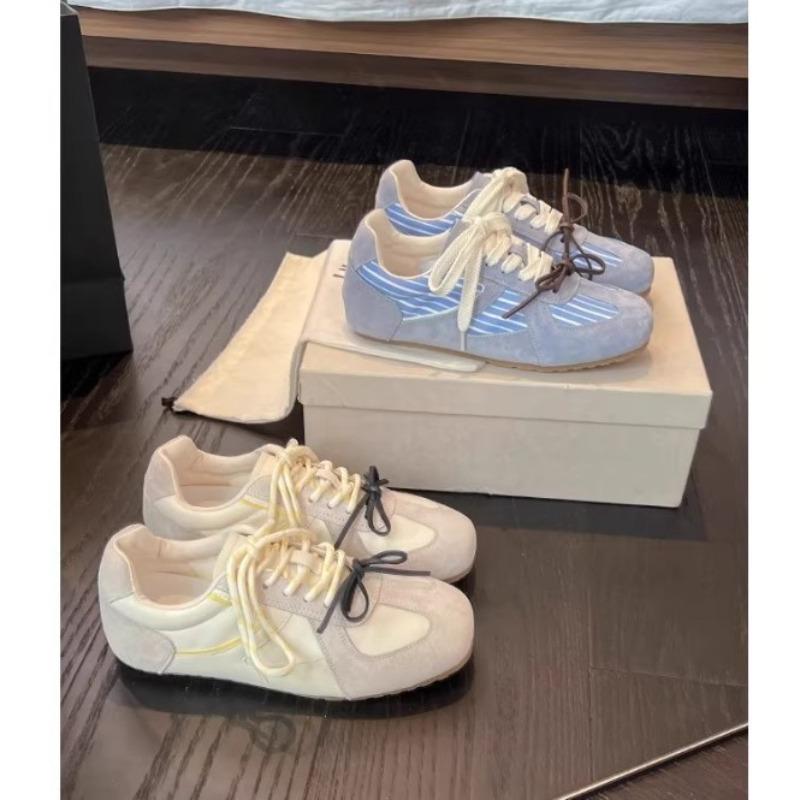 Ретро контрастная цветная вставка, плоская подошва, женские, новые модные, универсальные, удобные, легкие, в балетном стиле