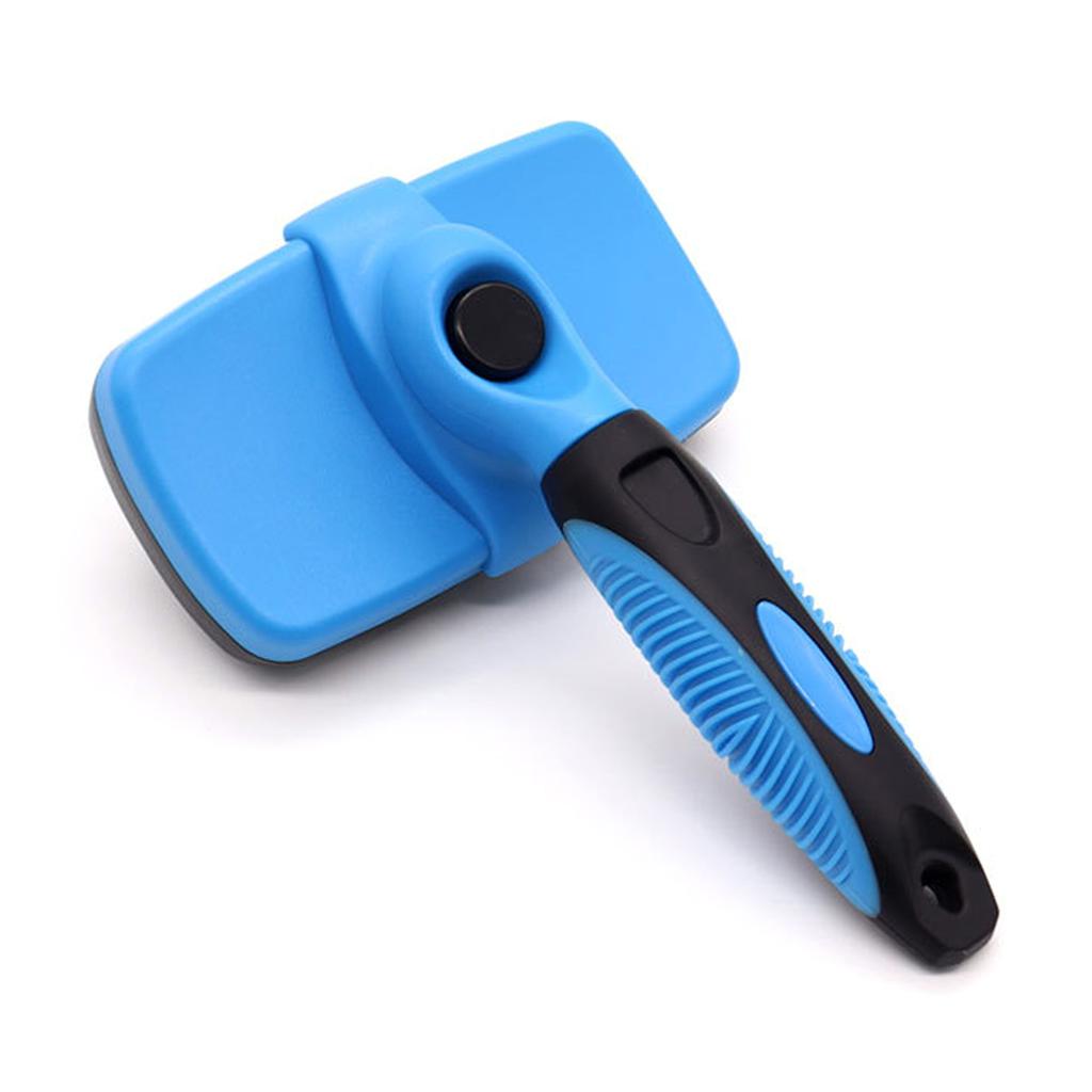 Самоочищающаяся пуходерка для кошек, антикоррозийная расческа для ухода за питомцами для удаления колтунов