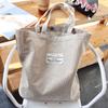 Women's Canvas Shoulder Bags Female Letter Printed Messenger Handbags Big Capacity Totes Shopping Crossbody Bag for Women