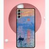 Чехол с изображением картины Клода Моне для Samsung Galaxy S24 Ultra S22 Plus S20 S21 FE S8 S9 S10 Note 10 20 S23 Ultra