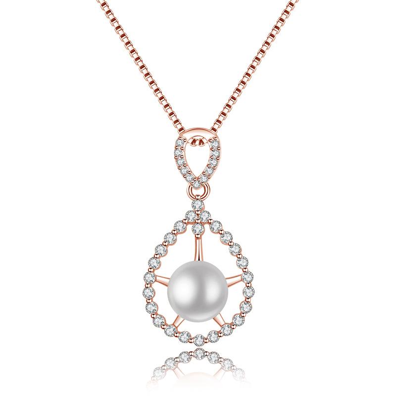 Lindon Women Necklace Pendant Copper Alloy Zircon Fashion Gift