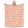 Midcentury Boobs Abstract Art Soft Warm Plush Throw Blanket for Adults Aesthetic Flannel Bedspread for Bedroom or Sofa Decor