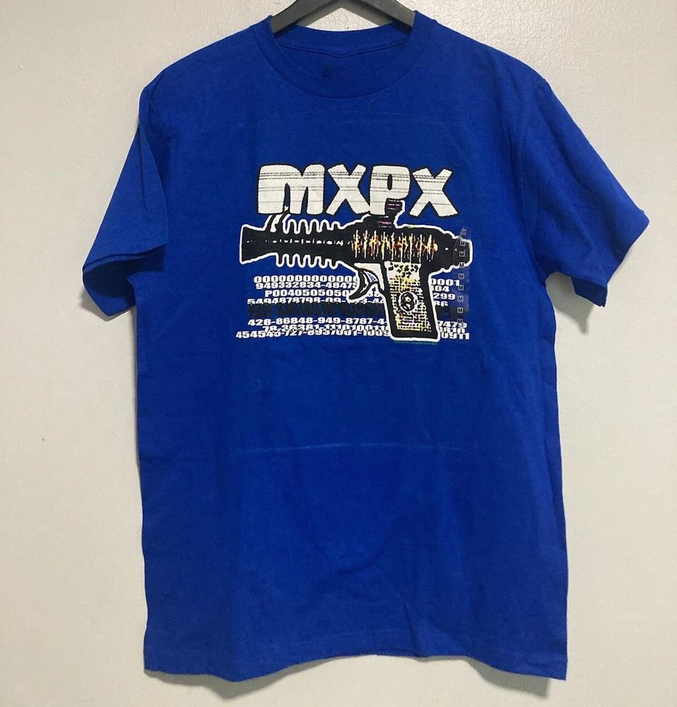 MxPx Band Let039s Rock TShirt Classic Royal Blue Unisex S-5XL 1V0388