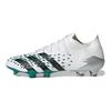 adidas Predator Freak.1 L EQT Круглый носок Шнуровка FG (Резиновый длинный стержень) Прочные футбольные бутсы Мужские футбольные бутсы Белые Зеленые Черные GW0749