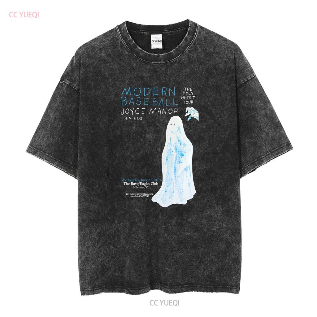 MODERN BASEBALL with Joyce Manor Thin Lips T Shirt Full Size Long or Short Sleeves Vintage Washed Graphic Stylish