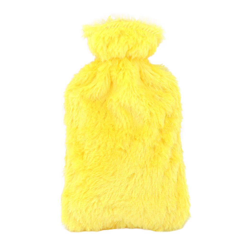 Biggdesign Yellow Bird Hot Water Bottle with Soft Plush Cover 2 l.