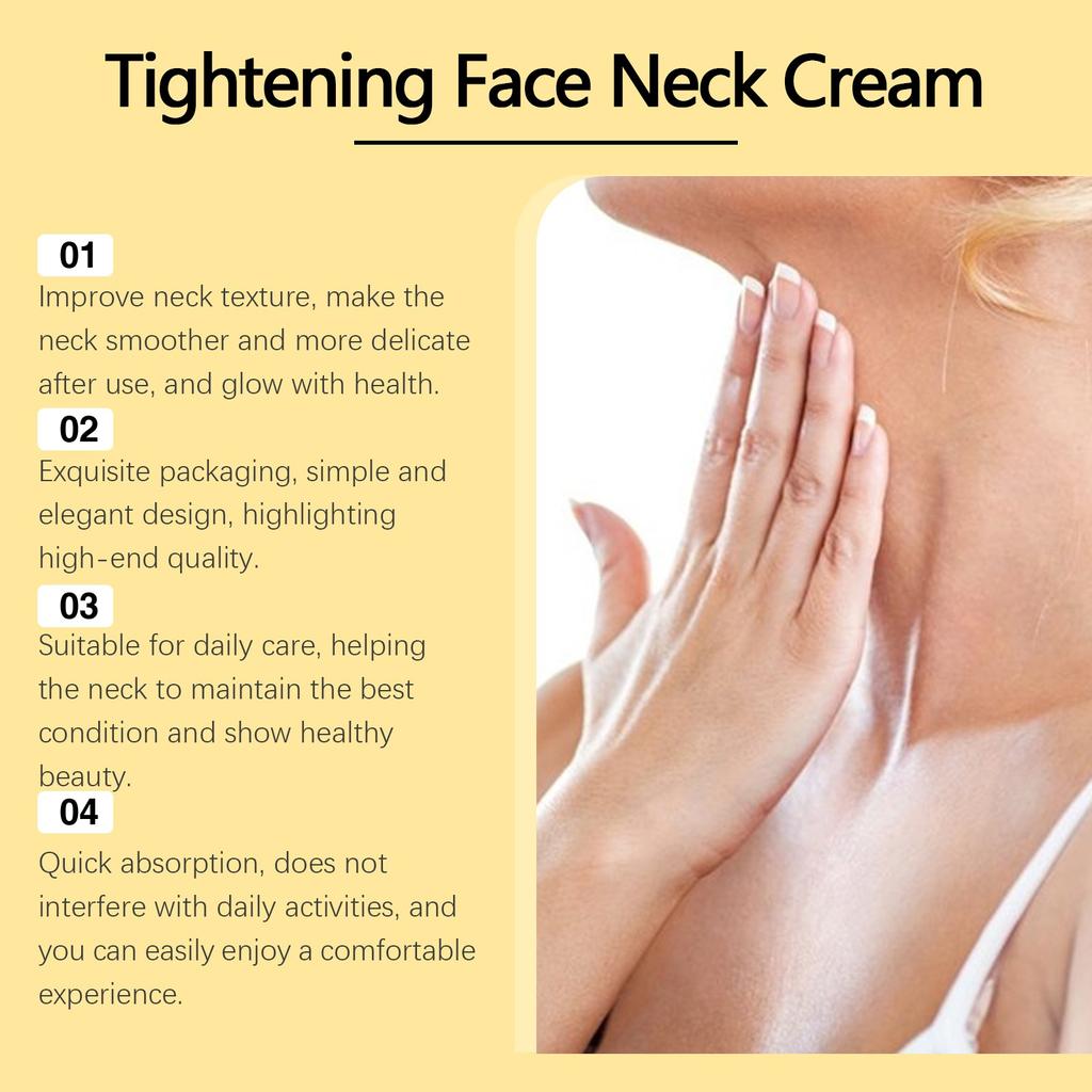 Крем для шеи Крем для шеи Осветление морщин на шее Укрепление Лифтинг Уход за шеей Красота Крем для шеи 100 г
