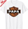 Unisexs Worlds Coolest PAPA Best Dad in The World Fathers Day TShirt