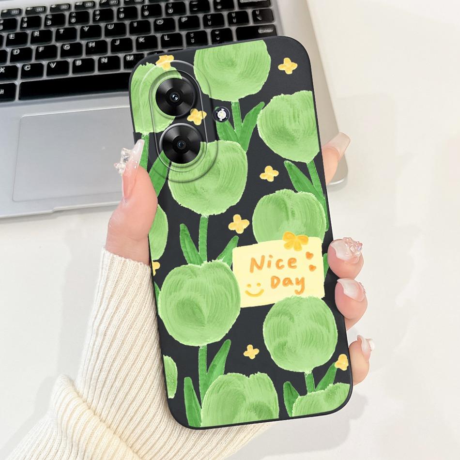 Для Realme Note 60 2024 Милый Чехол для Телефона с Рисунком Для Realme Note60 4G Мягкий Силиконовый Ударопрочный Чехол