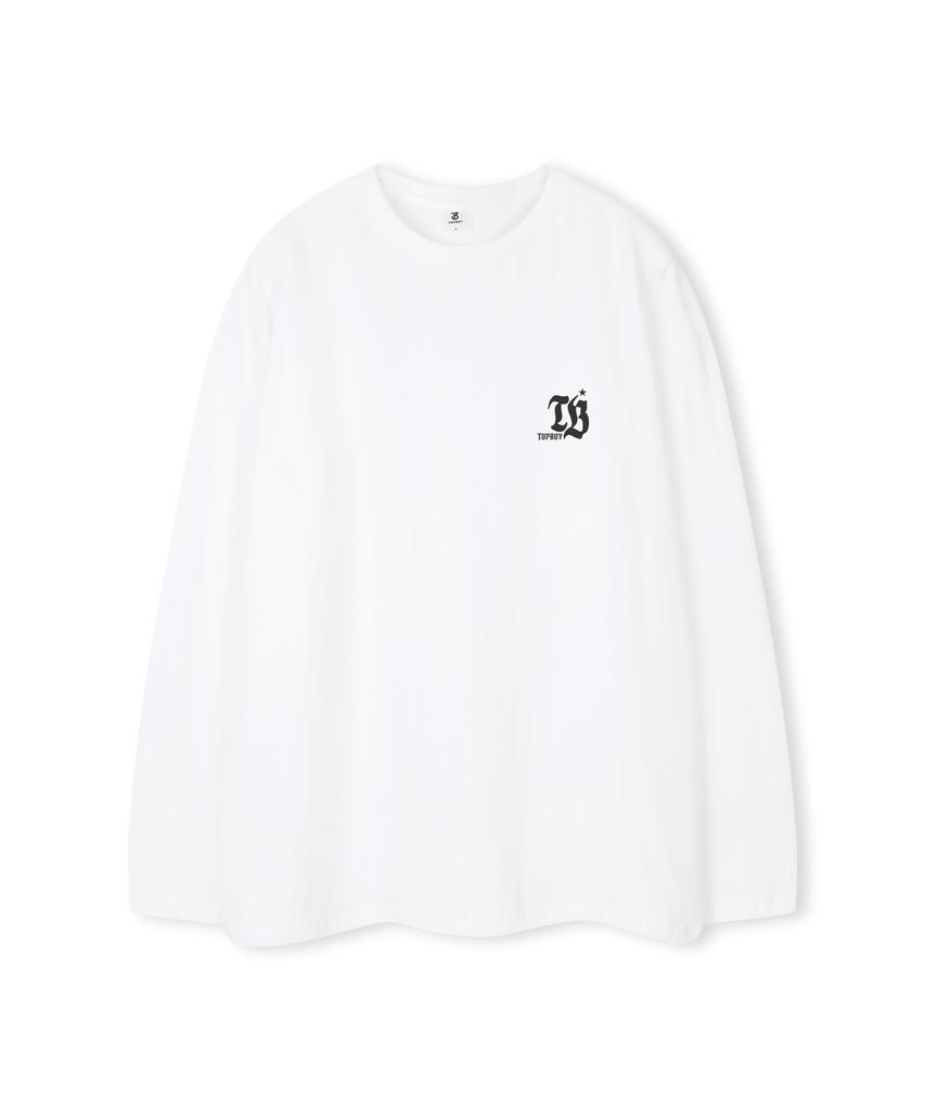TOPBOY Tv Star Print Oversized Long Sleeve T-Shirt