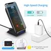 Wireless Charger Stand 30w Fast Charge For Iphone 14 13 12 11 Pro Xs Xr X 8 Samsung S22 S21 S20 Type C Charging Dock Station