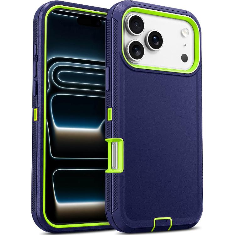 Neutral OTT solid color three-proof phone case suitable for iPhone 17 Pro Max, anti-drop protective cover for Apple 16E