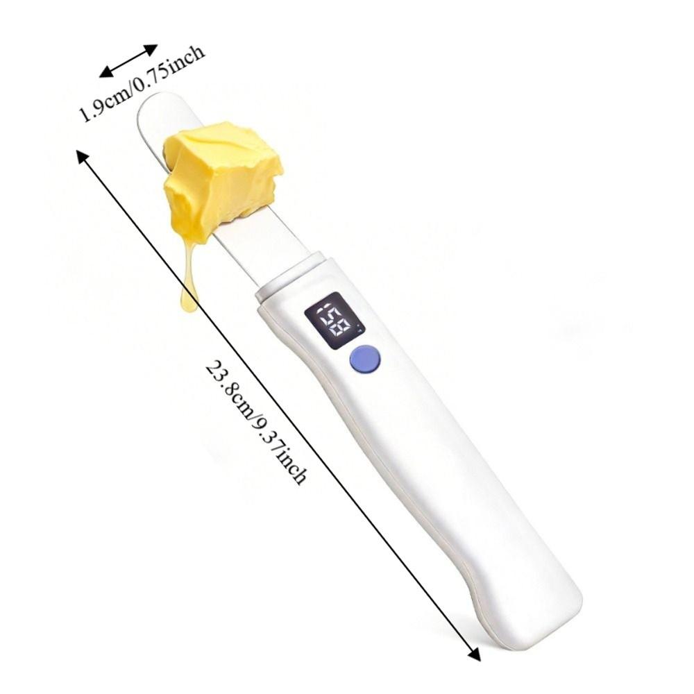 Waterproof Butter Spreader Rechargeable Cold Butter Cutter Practical Heating Butter Spatula Cheese