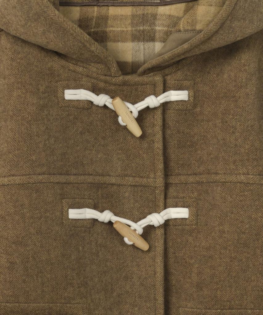 COVERNAT WOMAN Edin Short Duffle Coat Beige