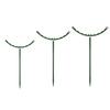 Plant Support Stakes Stackable Half Round Plant Stakes Easy Assembly Stake Trellis Plant Cages for Indoor Outdoor Tomato
