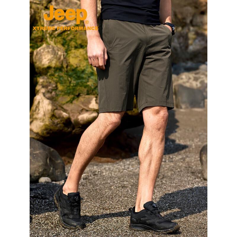 JEEP Men's 2025 Breathable Quick-Dry Outdoor Shorts