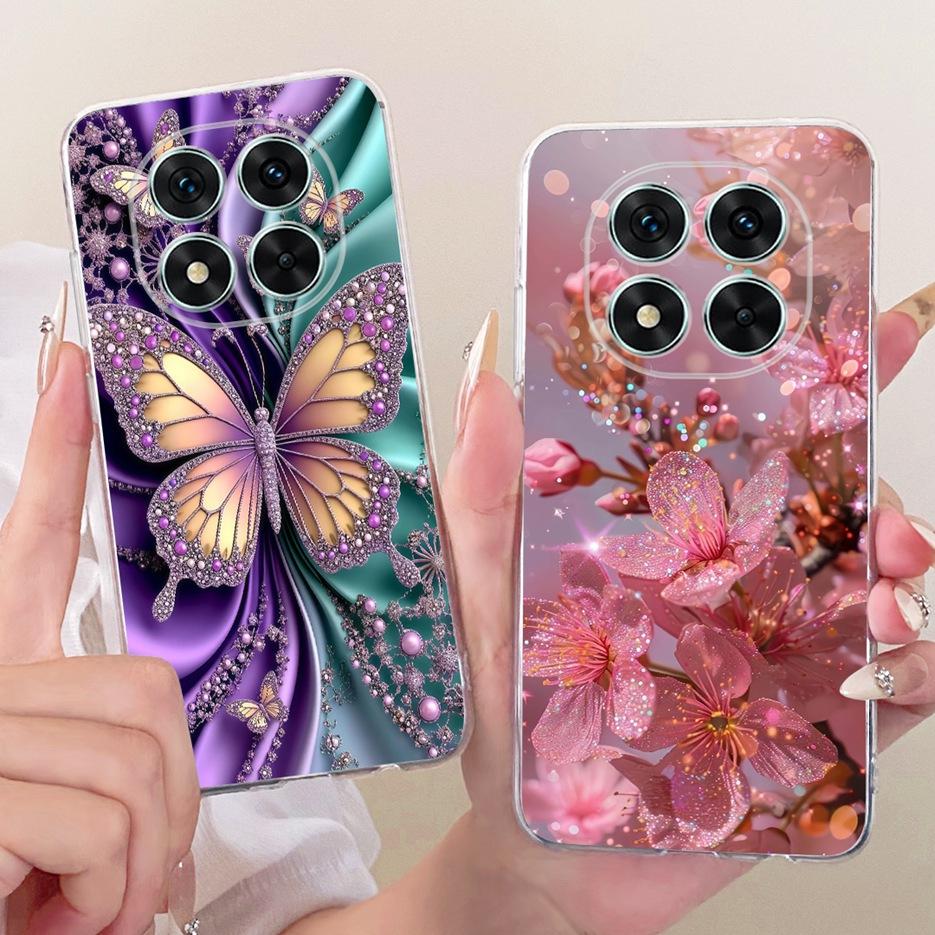 For Xiaomi Redmi Note 14 Pro 4G Case Luxury Butterfly Painted Cover Silicone Case For Redmi Note 14 Pro Plus Note14 Pro+ 5G Bags