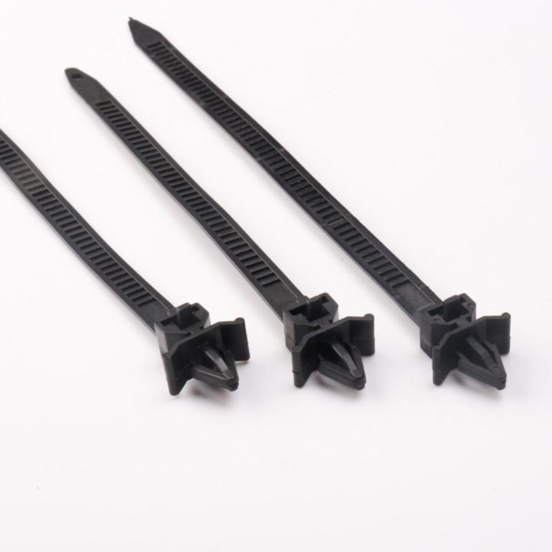 100 шт., крепление с крылышками, кабельные стяжки, ремни, быстроразъемные крепления для проводов для кузова, шасси, крепежные детали