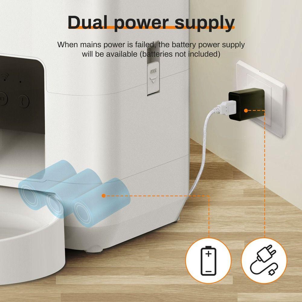 APP Control 2L Smart Cat Feeder Timed Dog Dry Food Dispenser Automatic Dog Feeder For Cats Dog