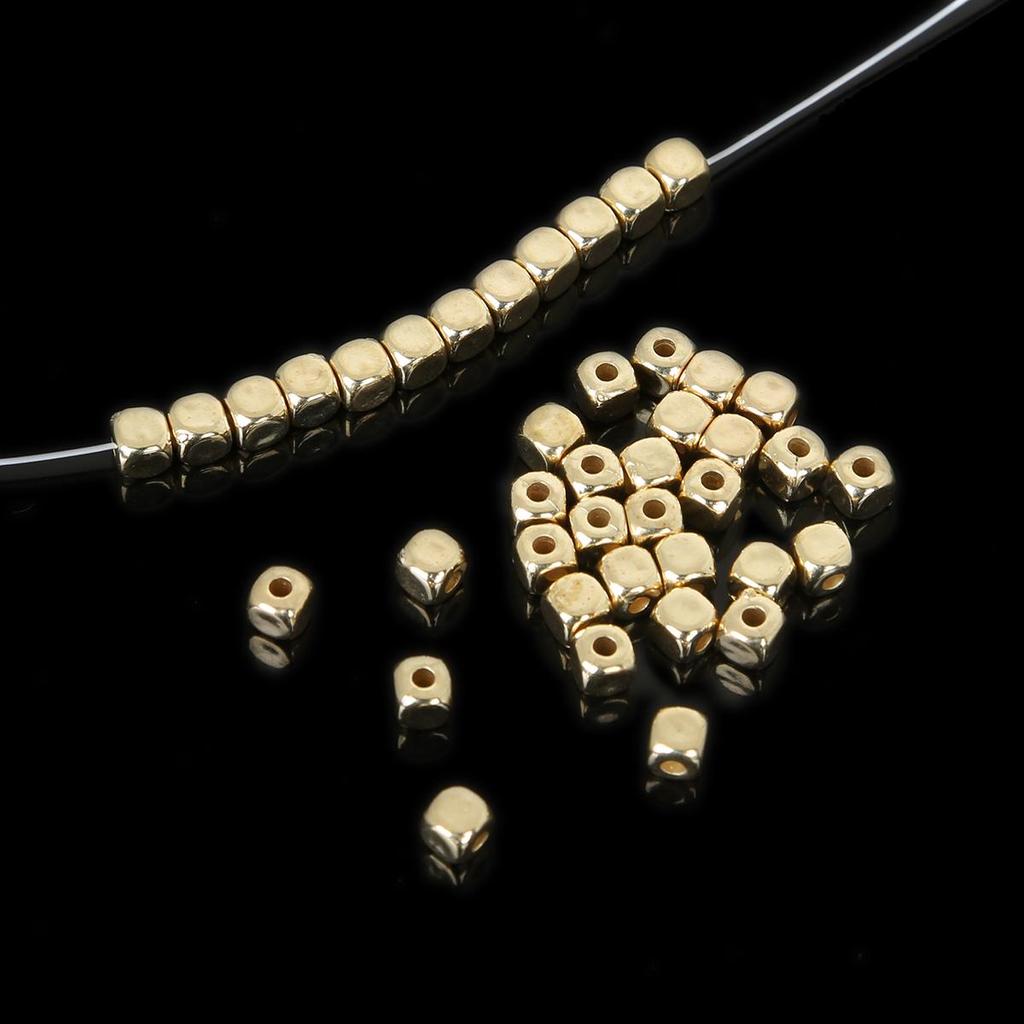 100-500Pcs Acrylic CCB Faceted Geometry Seed Spacer Beads for Jewelry Making DIY Bracelet Necklaces