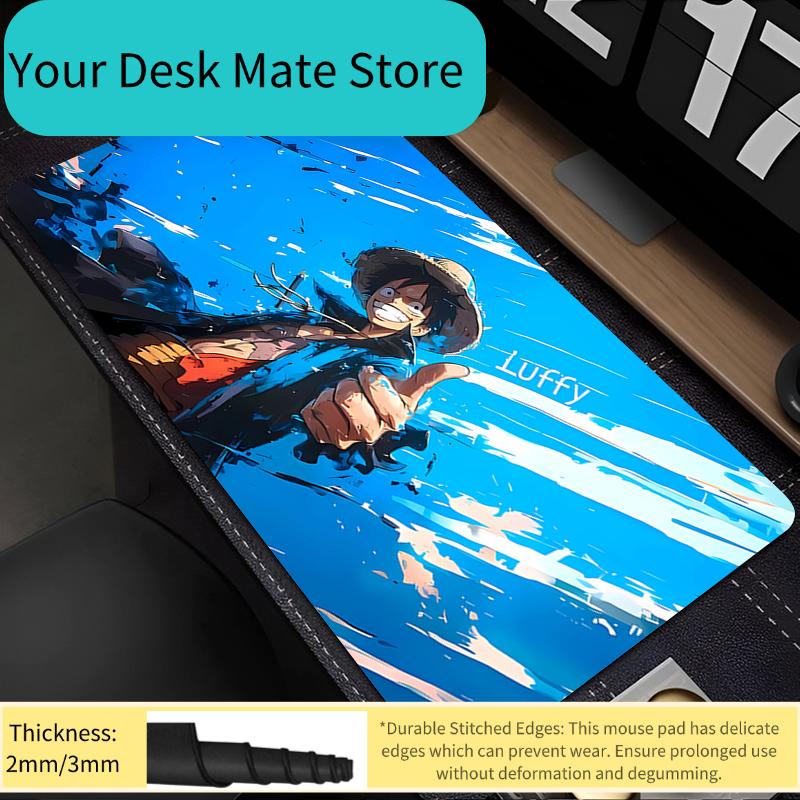 Mouse Pad one piece luffy Gamer Desk Mat PC Computer Sexy Anime Mousepad Keyboard Pad Laptop Gaming Accessories Mausepad