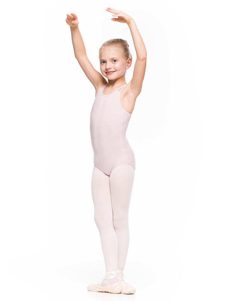 Body Julia Baletowe Do Tańca Gimnastyki Rytmiki Różowe 98/104