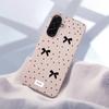Чехол для телефона с узором в горошек, бантом и личи для Samsung A35 A06 A07 A15 A16 A17 A26 A36 A56 A55 A53 A54 S23 S24 S25Ultra Мягкий чехол