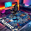 Custom Name Personalized Kylian Mbappe Print Carpet, Versatile Home Decor Rug, for Playroom, Apartment, Balcony, Entryway, Hallway Gift