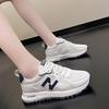 Sneakers Women's 2025 New Autumn Student Non-slip Trend Fashion Casual Women's Shoes Soft-soled Lightweight Running Shoes