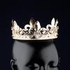 Унисекс Тиара Королевской Свадьбы из Золотого Сплава - Аксессуар для Волос на Хэллоуинскую Вечеринку