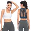 Женский модный спортивный бюстгальтер с полой спиной, противоударный жилет, бюстгальтер для йоги и бега