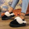2024 Новые теплые ботинки женские зимние туфли на плоской подошве короткие плюшевые меховые ботильоны повседневная обувь спортивные замшевые мотоциклетные ботинки
