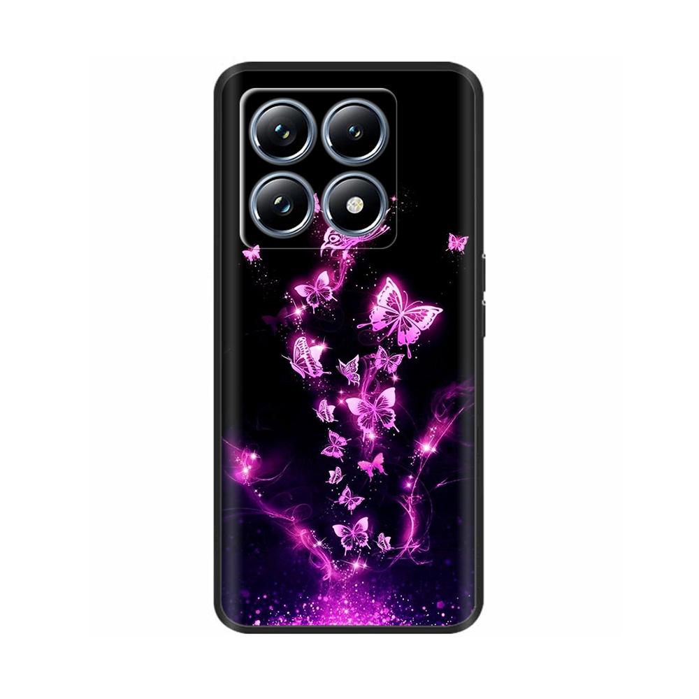 Для Xiaomi Mi 14T Pro Чехол Мягкий Жидкий Силикон Защита Задняя Крышка для Xiaomi 14T Pro Mi14T 5G Чехлы Расписные Мультяшные Фундас