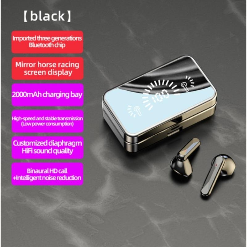 S20 Mirror Surface Wireless Bluetooth Headset Mini Invisible Long Standby Bluetooth Headset
