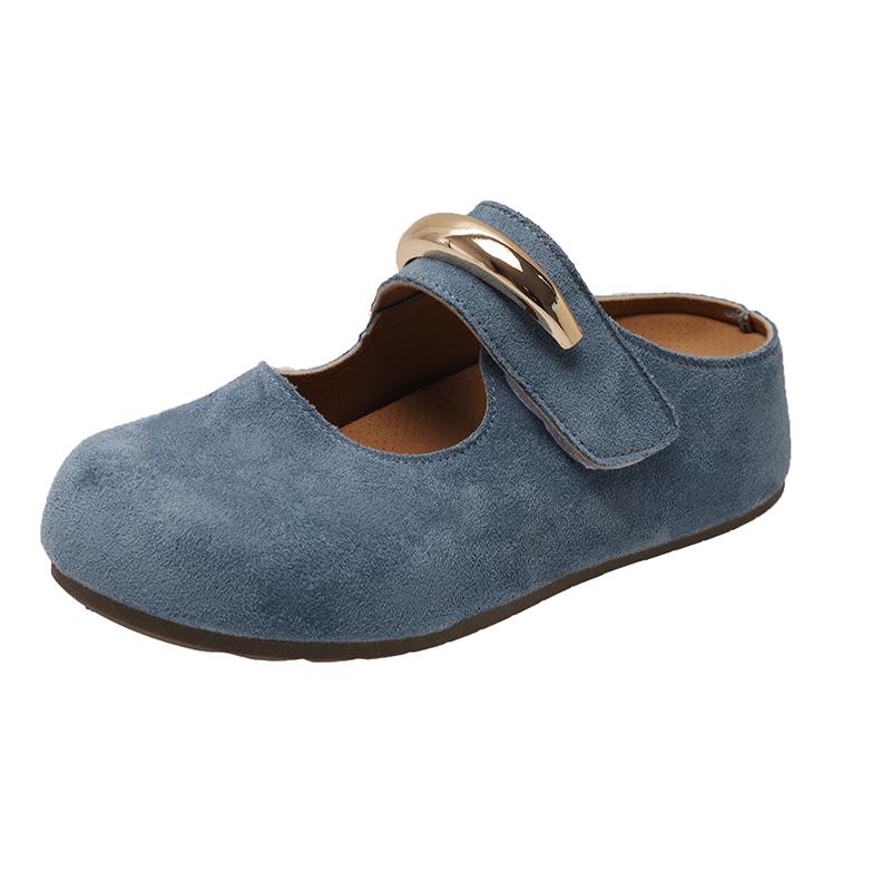 2025 Весна Новые женские балетки ретро красные с двойной пряжкой на ремне повседневные высококачественные туфли большого размера для леди Мэри Джейн