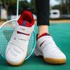 New Rotary Buckle Casual Badminton Shoes Breathable Couple Lightweight Table Tennis Sports Shoes Men's Tennis Training Shoes