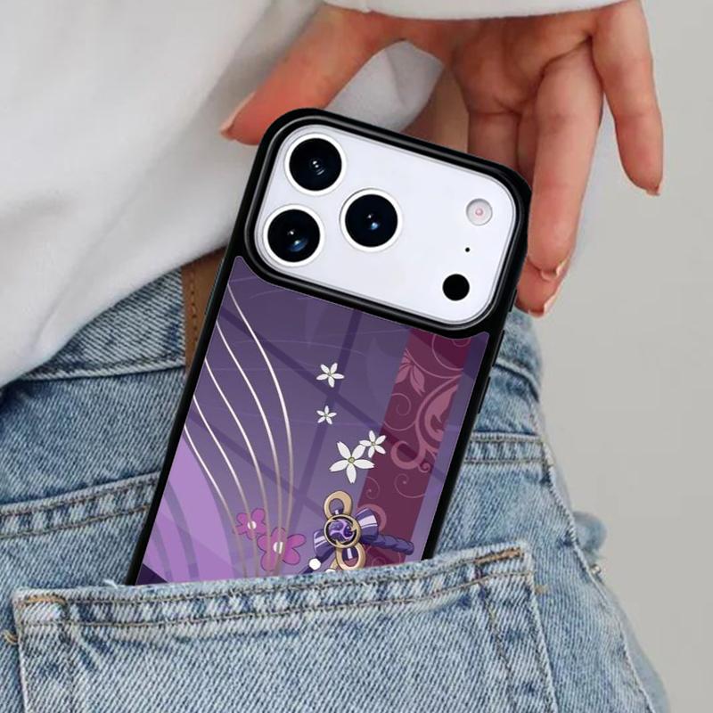 Чехол для телефона Genshin Impact Райдэн Сёгун для iPhone 16e 15 14 13 12 17 Pro Max Plus Air 17pro Чехол Coque