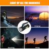Handheld Flashlight 4 Modes Portable Rechargeable Ip44 Waterproof Super Bright Led Searchlight Spotlight