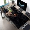 1Pc Dark Fantasy Warrior Gaming Mouse Pad Keyboard Desk Mat Non-slip Rubber Lock Edge Waterproof Computer Mousepad for Office Home Decor S1596