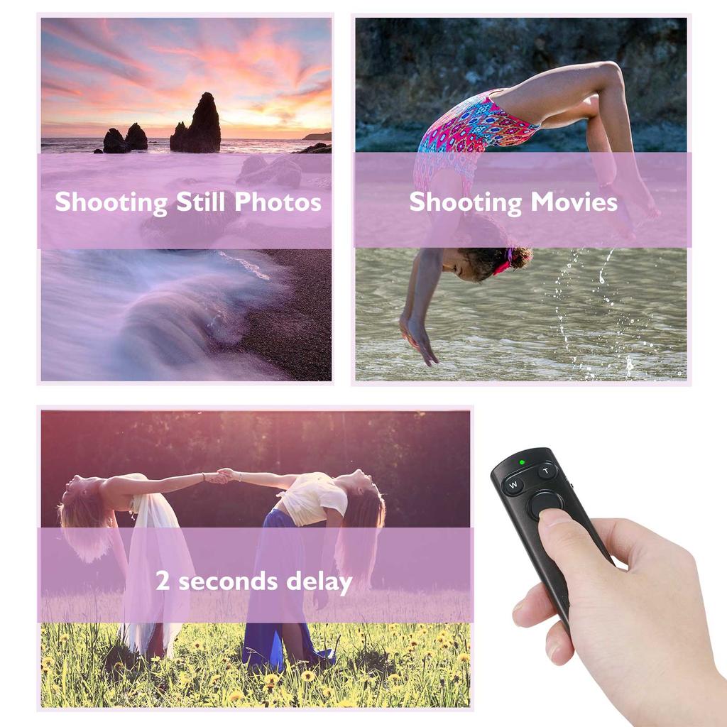 Беспроводной пульт дистанционного управления затвором для Canon EOS R100 M6II 6DII T7i T8i 77D SL2 SL3 G5XII G7XIII SX70HS, замена Canon BR-E1