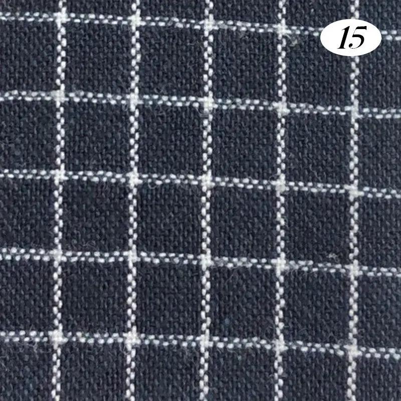 Хлопчатобумажная ткань в клетку, окрашенная пряжей, для DIY-платья, дышащая, ткань для стирки, текстиль, ткань для одежды кукол, материалы для рукоделия