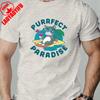 Mens TShirt Kitten on Vacation Cartoon Pattern Summer Leisure Breathable Round Neck T Shirt High Quality Printed Tshirt