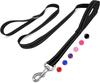 Luxury Solid Adjustable  Dog Leash with Zinc Alloy Buckle Personalized & Durable Waterproof for Outdoor Walking